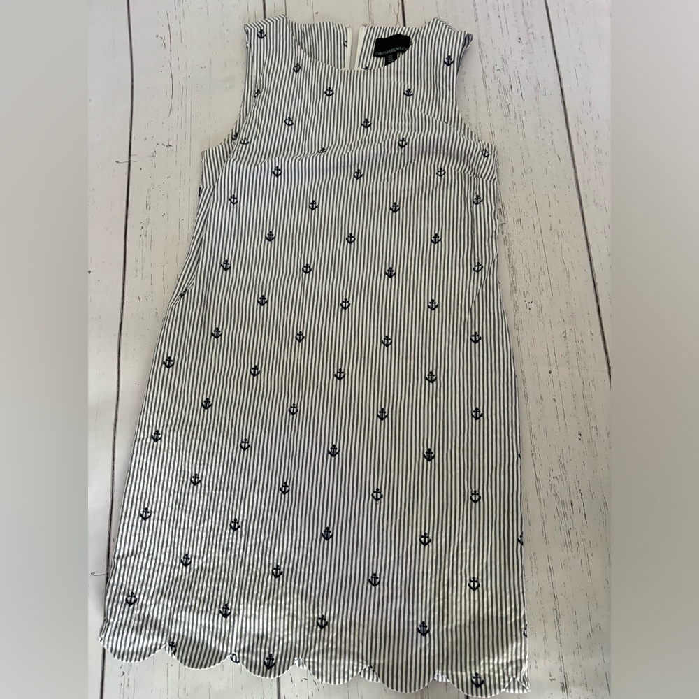 Navy short dress